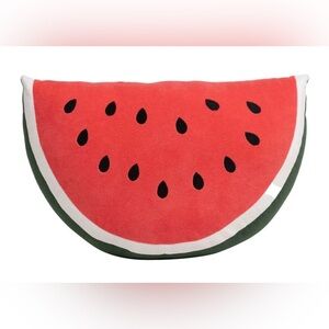 Watermelon Pillow ~ New~ Brentwood Originals Fruit Shape Pillow